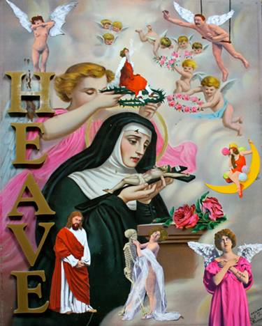 HEAVE(N) WITH ST. RITA PATRON SAINT OF THE IMPOSSIBLE AND LOST CASUES thumb