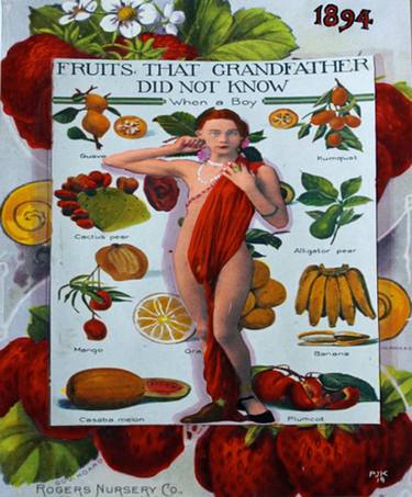 STILL LIFE WITH FRUIT AND HERMAPHRODITE thumb