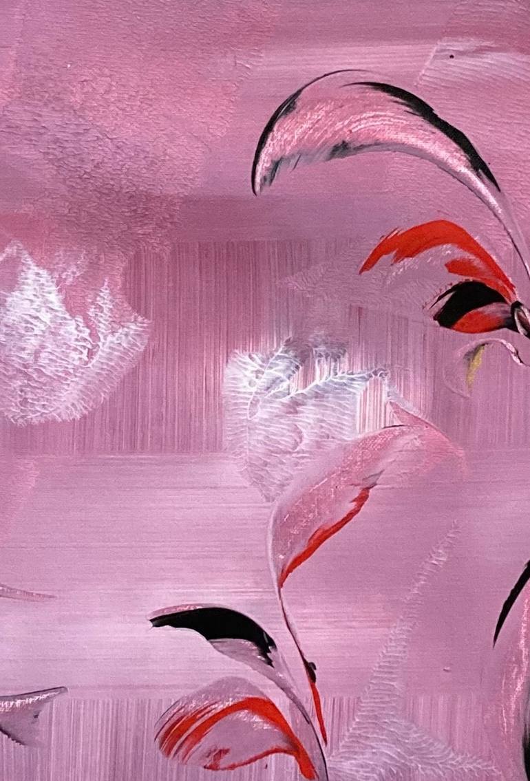 Original Abstract Expressionism Abstract Painting by Delphine Bernard