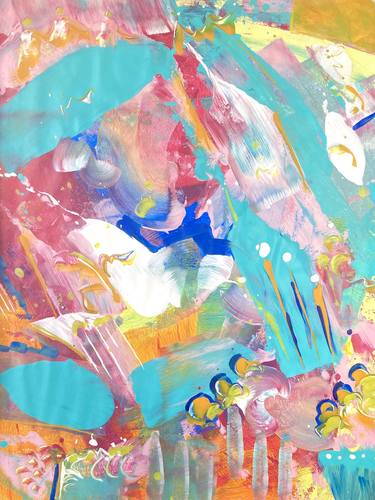 Original Abstract Paintings by Delphine Bernard