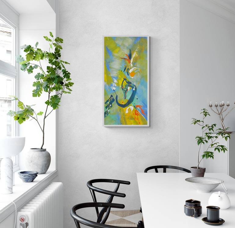 Original Abstract Painting by Delphine Bernard