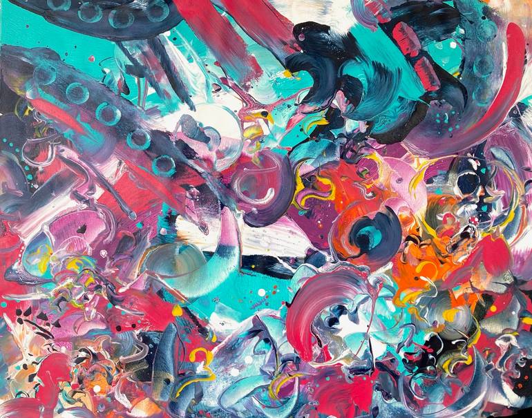 Original  Painting by delphine bernard