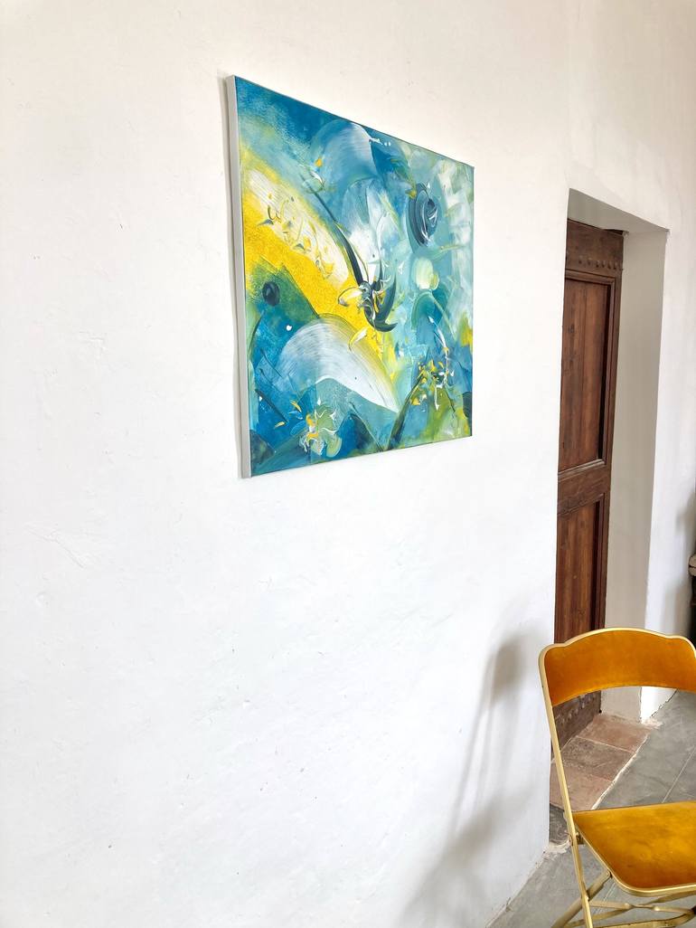 Original Abstract Painting by Delphine Bernard