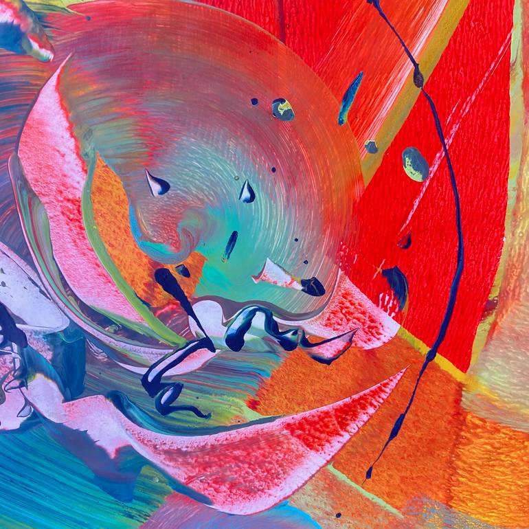 Original Contemporary Abstract Painting by Delphine Bernard