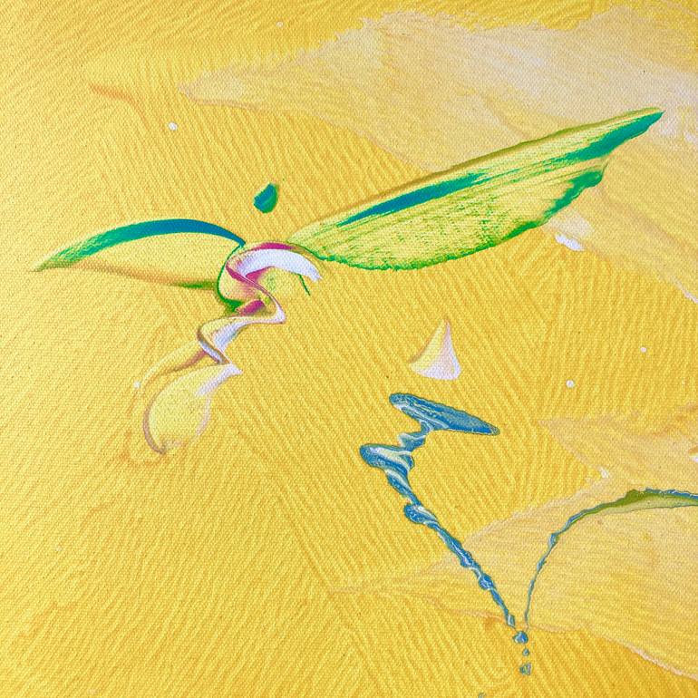 Original Abstract Expressionism Abstract Painting by Delphine Bernard