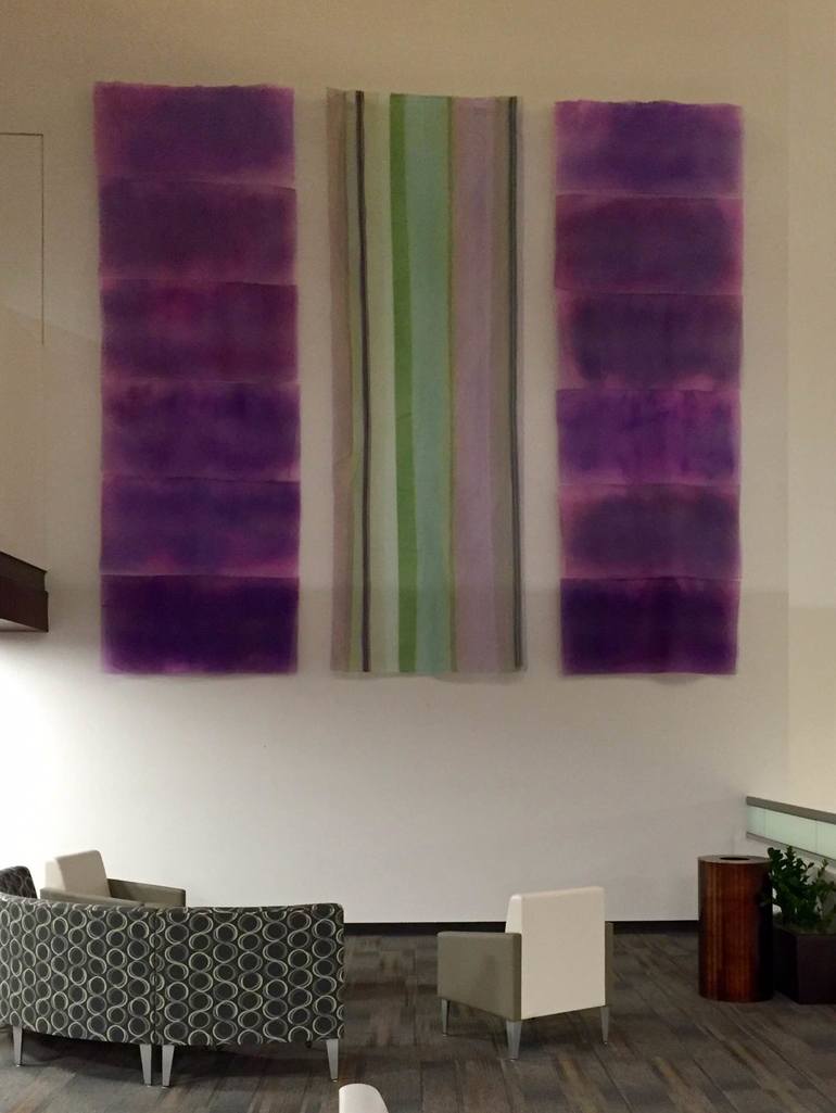 Original Abstract Installation by Cathy Breslaw