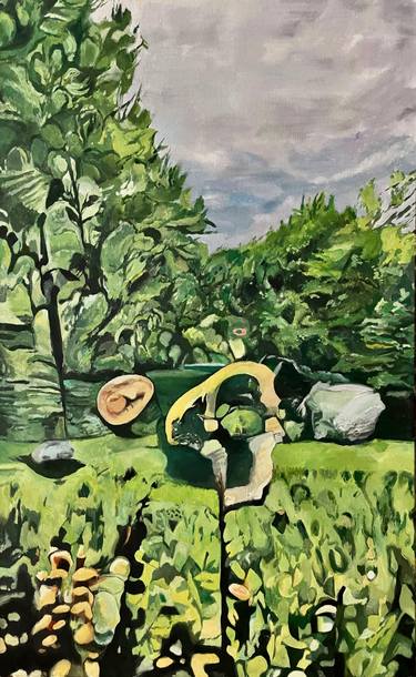 Print of Abstract Garden Paintings by Marek Hospodarsky