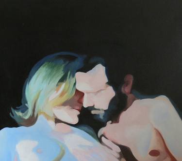 Print of Realism Erotic Paintings by Marek Hospodarsky