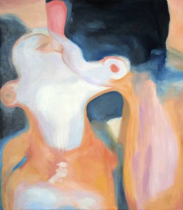 Print of Expressionism Erotic Paintings by Marek Hospodarsky