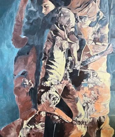 Original Abstract Expressionism Love Paintings by Marek Hospodarsky