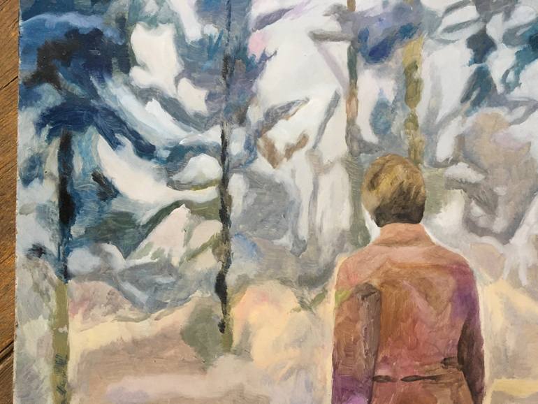 Original Figurative Landscape Painting by Marek Hospodarsky