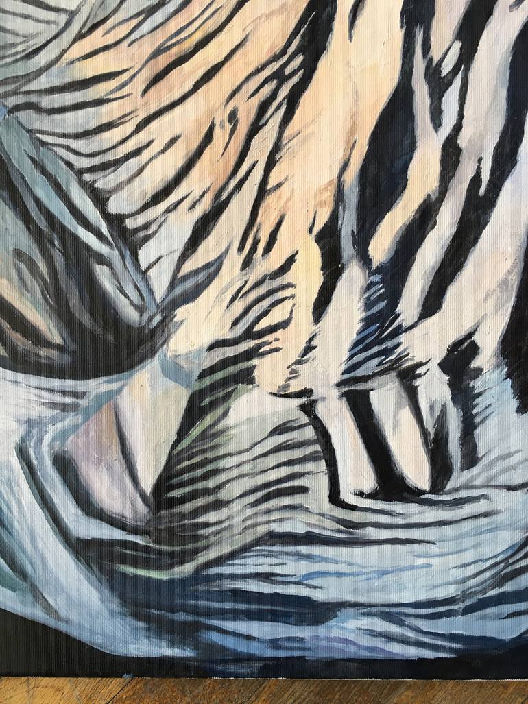 Original Abstract Expressionism Animal Painting by Marek Hospodarsky