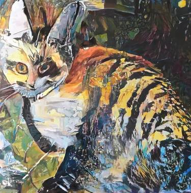 Original Expressionism Animal Paintings by Marek Hospodarsky