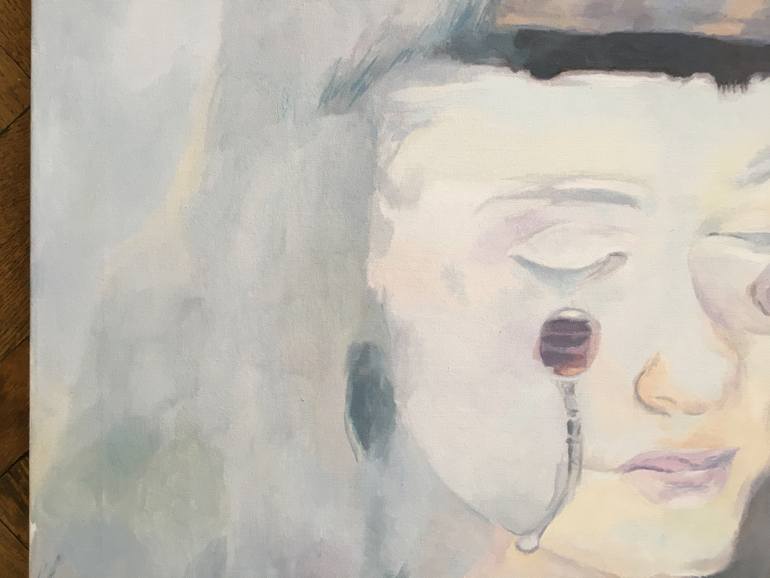 Original Modernism People Painting by Marek Hospodarsky