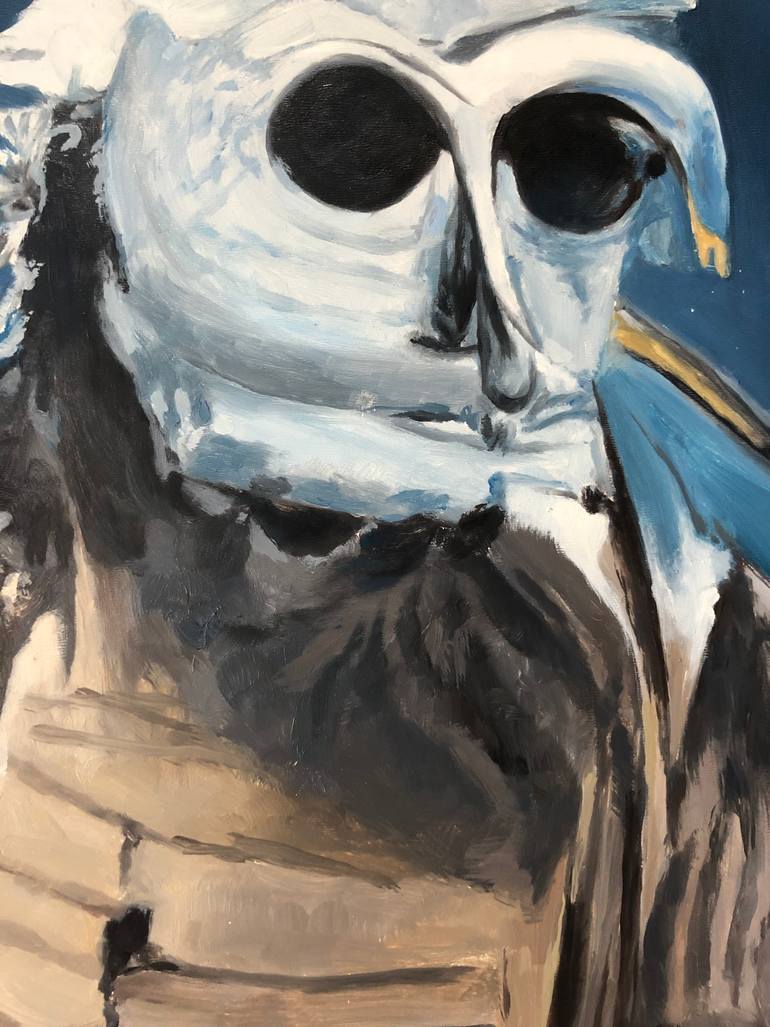 Original Conceptual Abstract Painting by Marek Hospodarsky