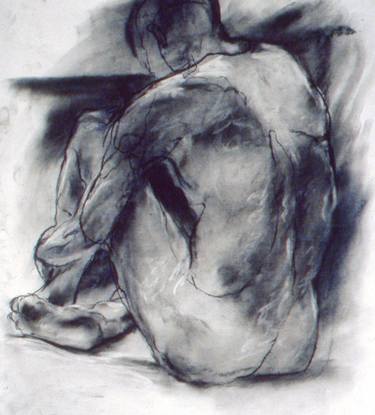 Original Figurative Nude Drawings by Abel Ortiz