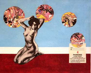Print of Nude Collage by Abel Ortiz
