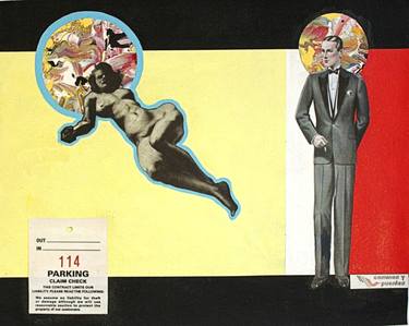 Print of Art Deco Nude Collage by Abel Ortiz