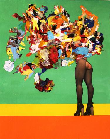 Print of Figurative Erotic Collage by Abel Ortiz