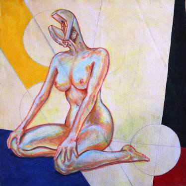 Print of Dada Nude Paintings by Abel Ortiz