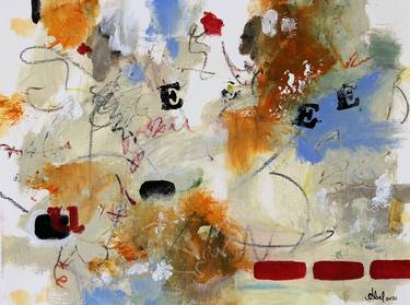 Original Abstract Expressionism Abstract Paintings by Abel Ortiz