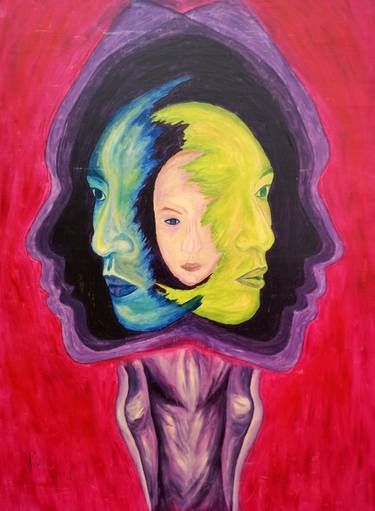 Print of Surrealism Abstract Paintings by Pamviles Apm