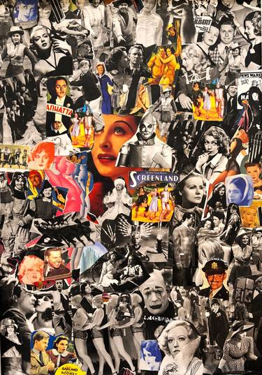 Original Cinema Collage by Carl Schumann