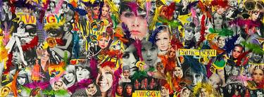 Original Pop Art Women Mixed Media by Carl Schumann