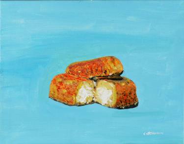 Original Pop Art Food & Drink Paintings by Carl Schumann