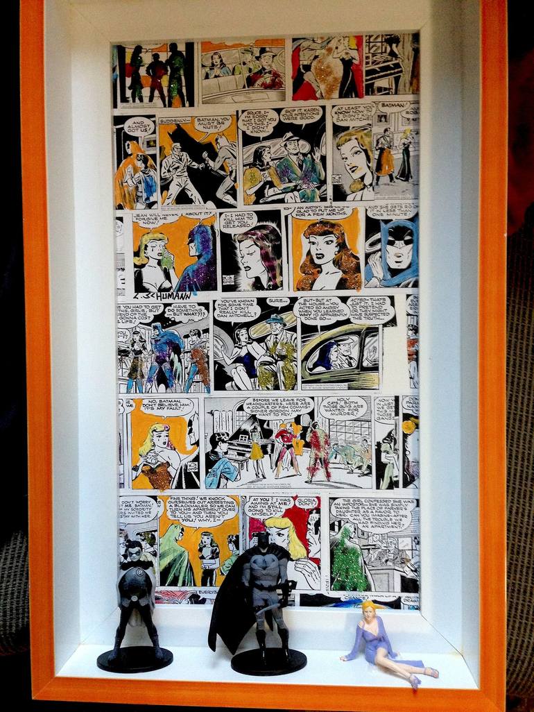 Tales of the Batman Collage by Carl Schumann | Saatchi Art