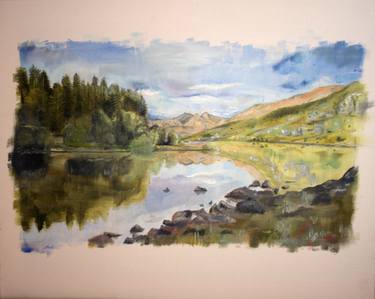 Original Impressionism Landscape Painting by Kate Docherty