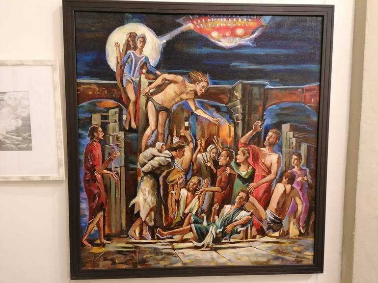 Original Classical mythology Painting by Giovanni Scifo