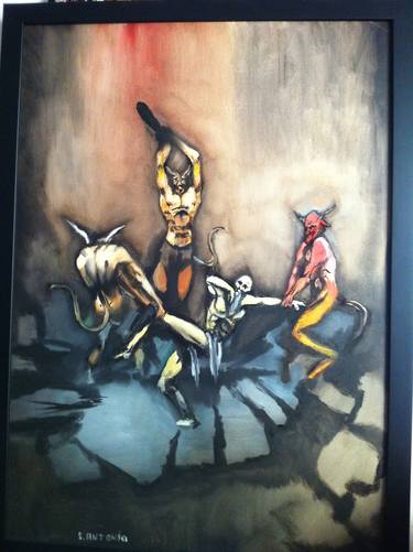 Print of Expressionism Fantasy Paintings by Giovanni Scifo