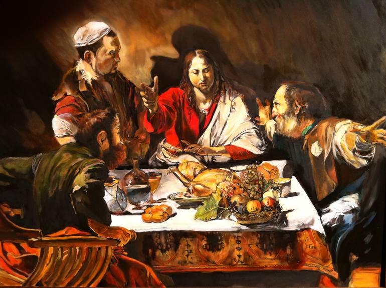 Original Realism Religious Painting by Giovanni Scifo