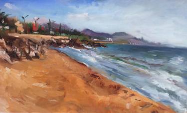 Original Impressionism Beach Paintings by Giovanni Scifo