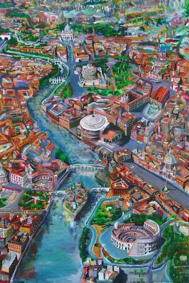 Print of Figurative Cities Paintings by Giovanni Scifo