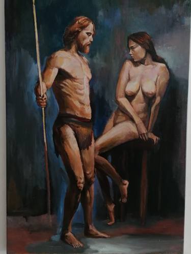 Original Figurative Nude Paintings by Giovanni Scifo