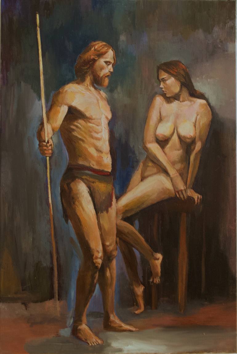 Original Nude Painting by Giovanni Scifo