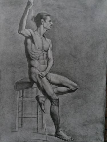 Original Nude Drawings by Giovanni Scifo