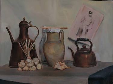 Original Figurative Still Life Paintings by Giovanni Scifo