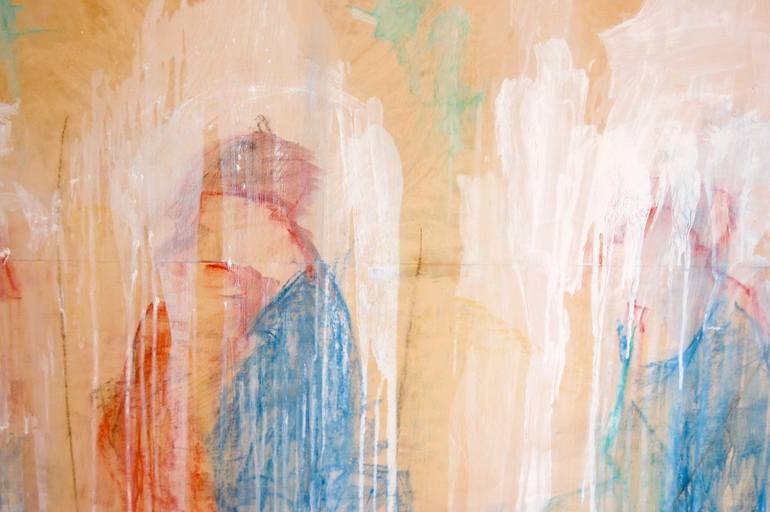 Original Abstract Expressionism Abstract Painting by Bernhard Gaul