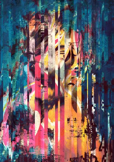 Print of Abstract Portrait Mixed Media by Roberto Grosso