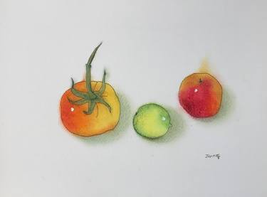 Original Fine Art Still Life Paintings by Jung Nowak