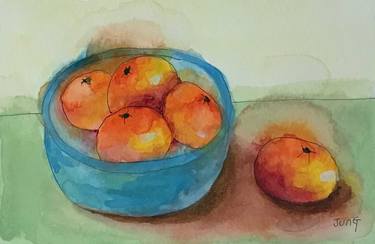 Original Fine Art Still Life Paintings by Jung Nowak