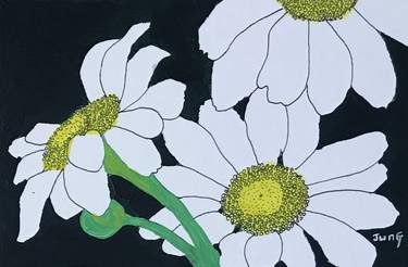 Original Floral Paintings by Jung Nowak