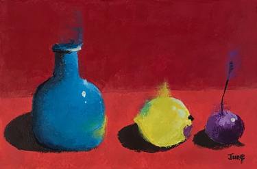 Original Fine Art Still Life Paintings by Jung Nowak