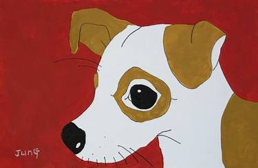 Original Dogs Paintings by Jung Nowak