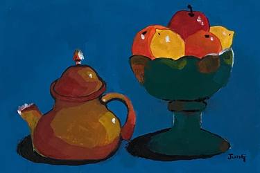 Teapot with Fruits thumb