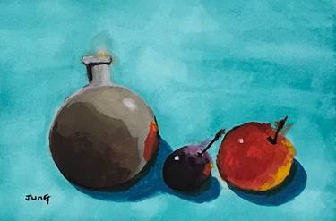 Original Fine Art Still Life Paintings by Jung Nowak