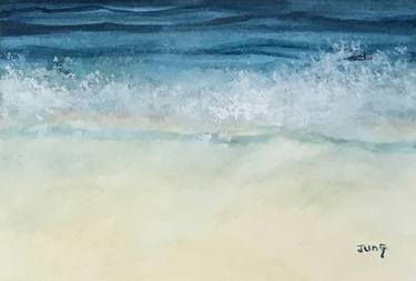Original Abstract Expressionism Beach Paintings by Jung Nowak
